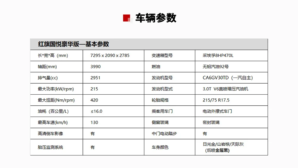 红旗国悦8座黑武士商旅版，原文配图12